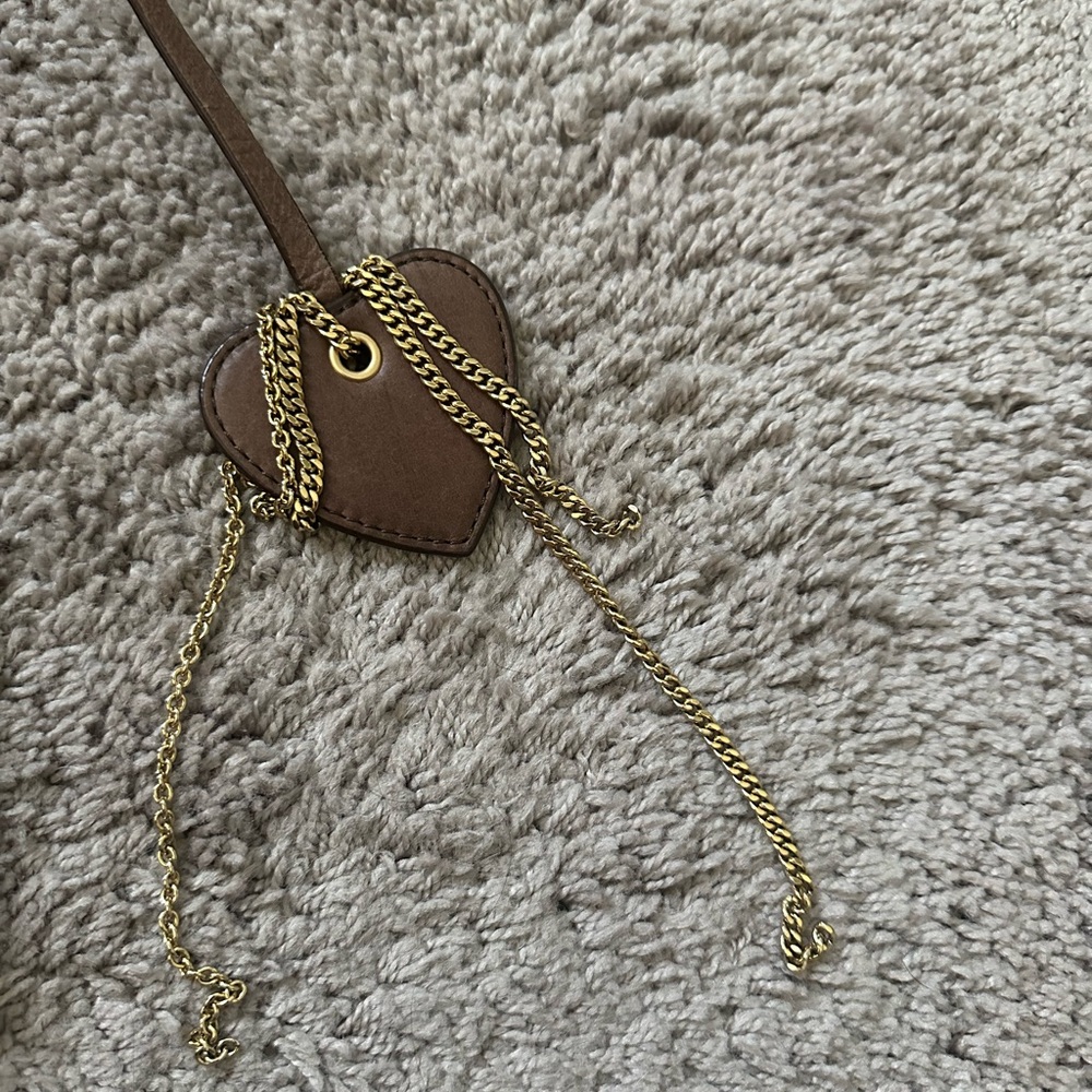 Juicy Couture Pink and Brown Shoulder Bag with Gold Hardware - Picture 7 of 7